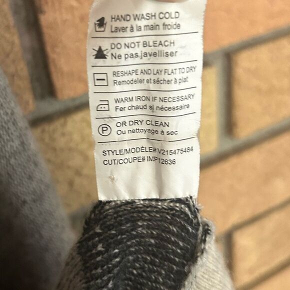 Vince Womens Long Sleeve Open Front Striped Wool Cashmere Cardigan Size Small - Picture 5 of 6